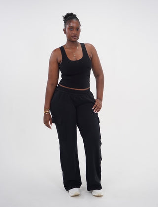 Black Cargo Pant