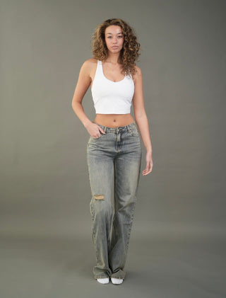 Vintage Fade Wash Denim