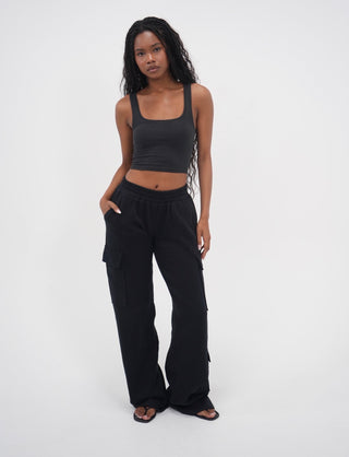 Black Cargo Pant