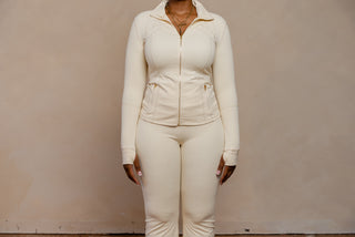 Zip Up Jacket Set