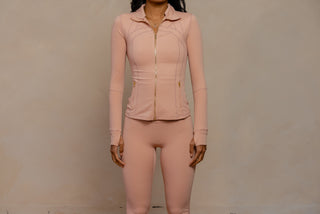 Zip Up Jacket Set