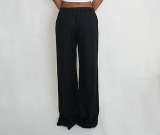 Black Linen Pant