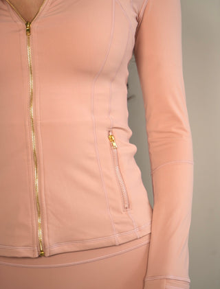 Zip Up Jacket Set