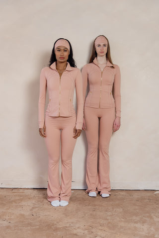 Zip Up Jacket Set