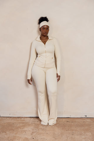 Zip Up Jacket Set