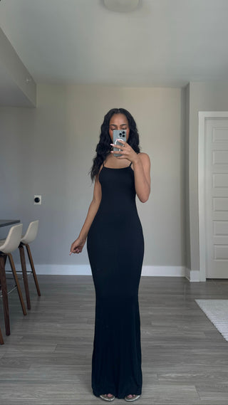 Black Slip Dress