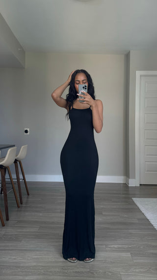 Black Slip Dress