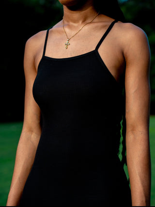 Black Slip Dress