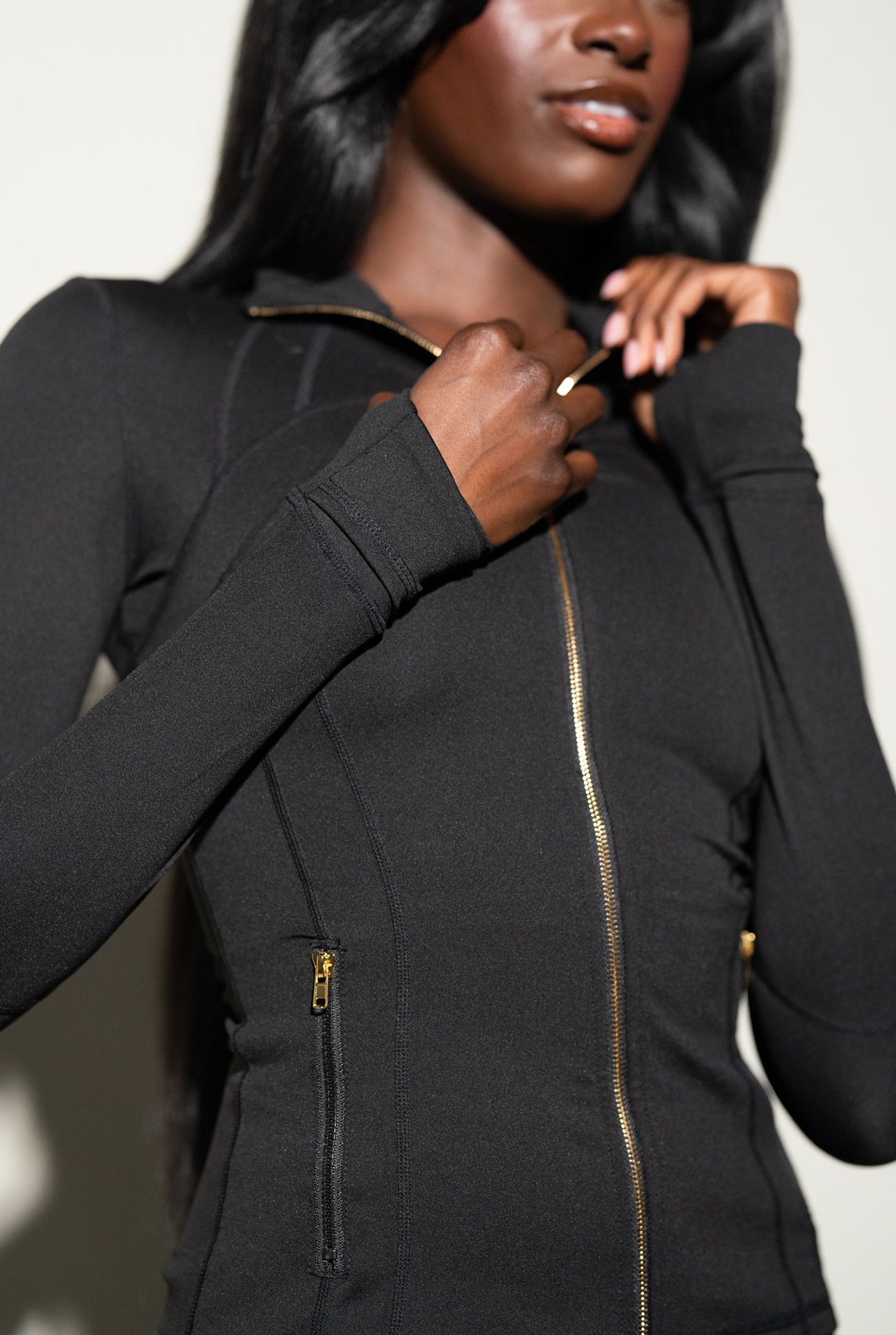 Black Zip Up
