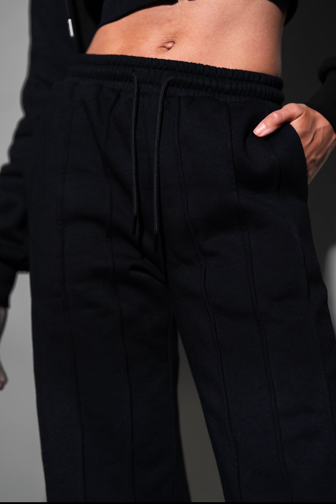 Cropped Jacket Sweat Set