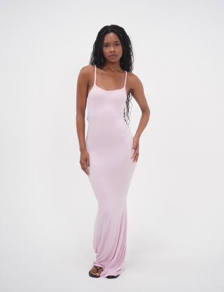 Soft Pink Slip Dress