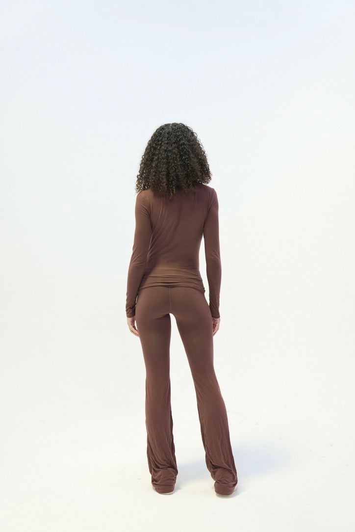 Chocolate Foldover Lounge Set