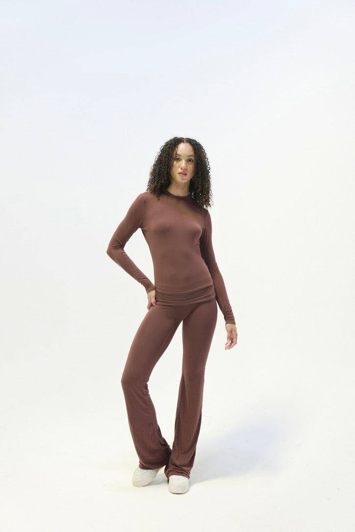 Chocolate Foldover Lounge Set