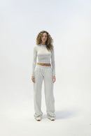 Heather Grey Cargo Sweat Pant