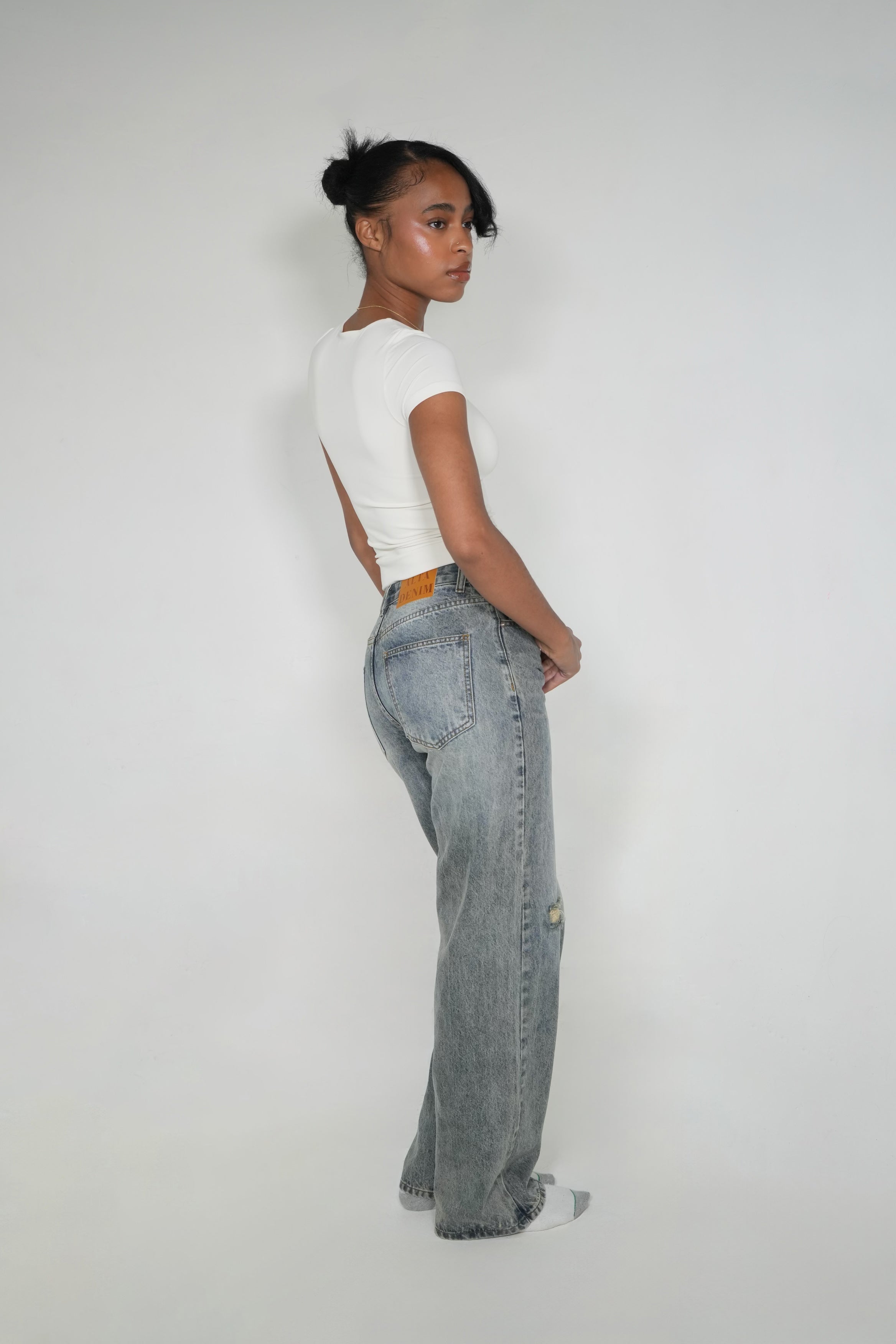 Vintage Fade Wash Denim