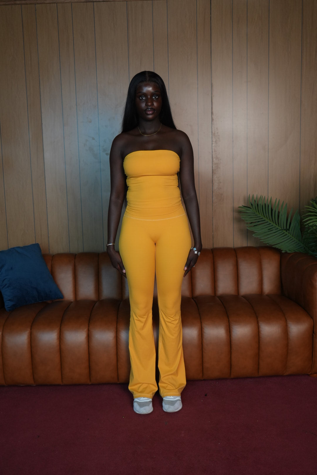 Tangerine Tube Top Set