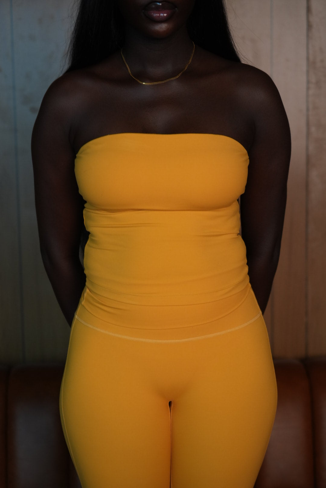 Tangerine Tube Top Set
