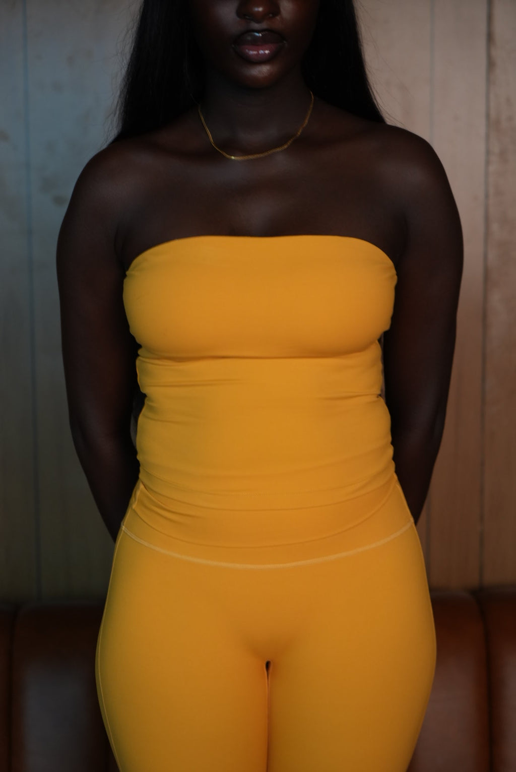 Tangerine Tube Top Set