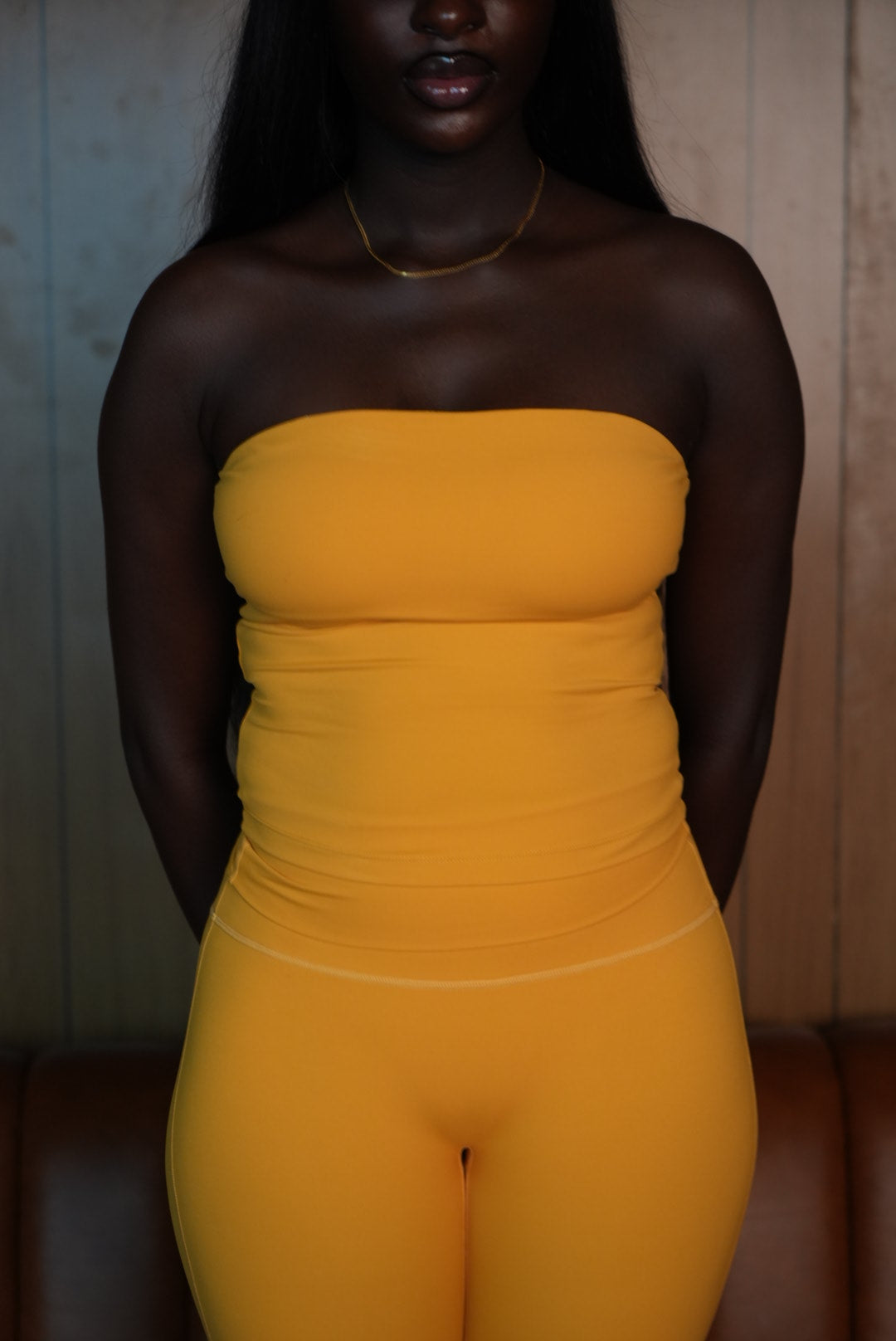 Tangerine Tube Top Set
