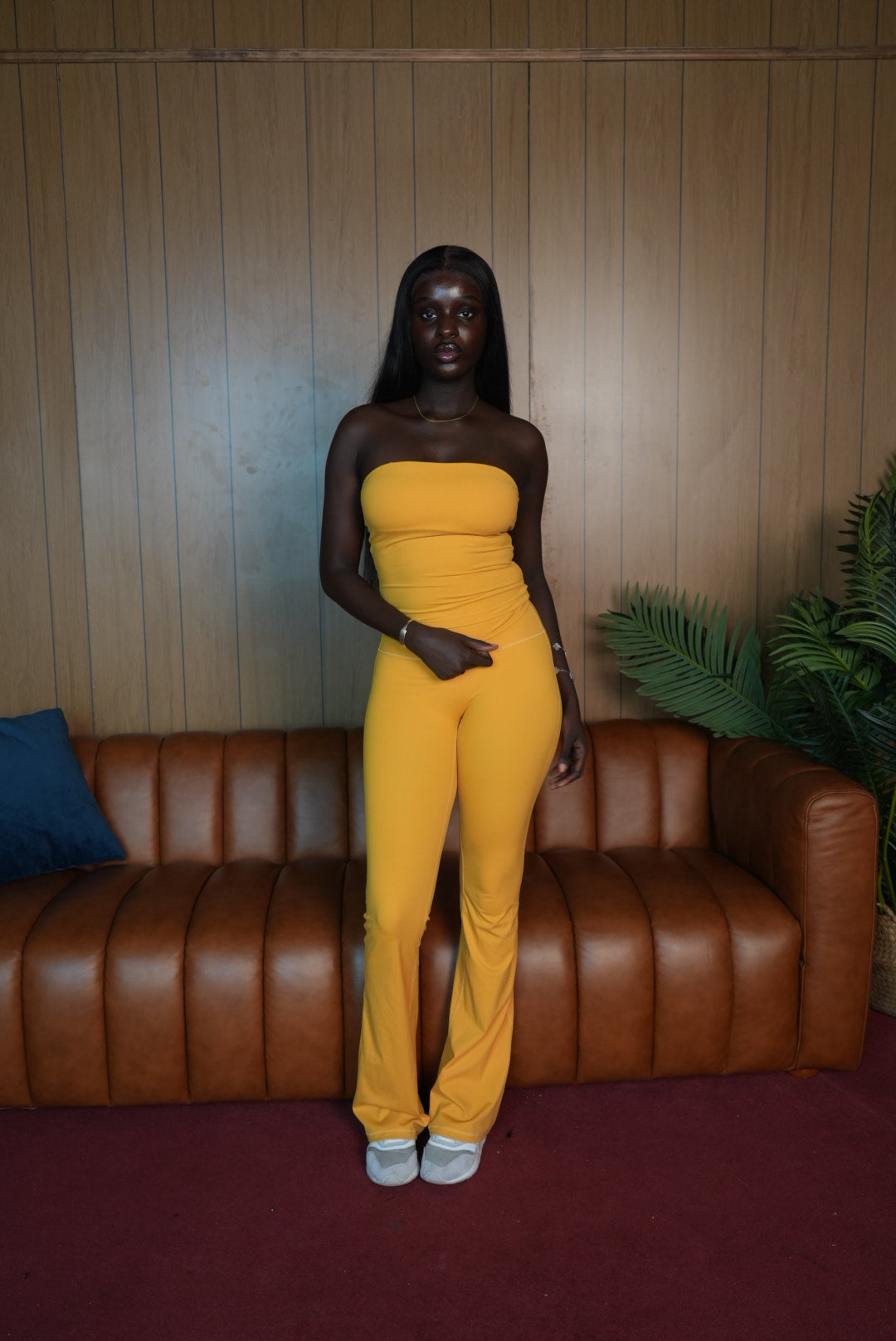 Tangerine Tube Top Set