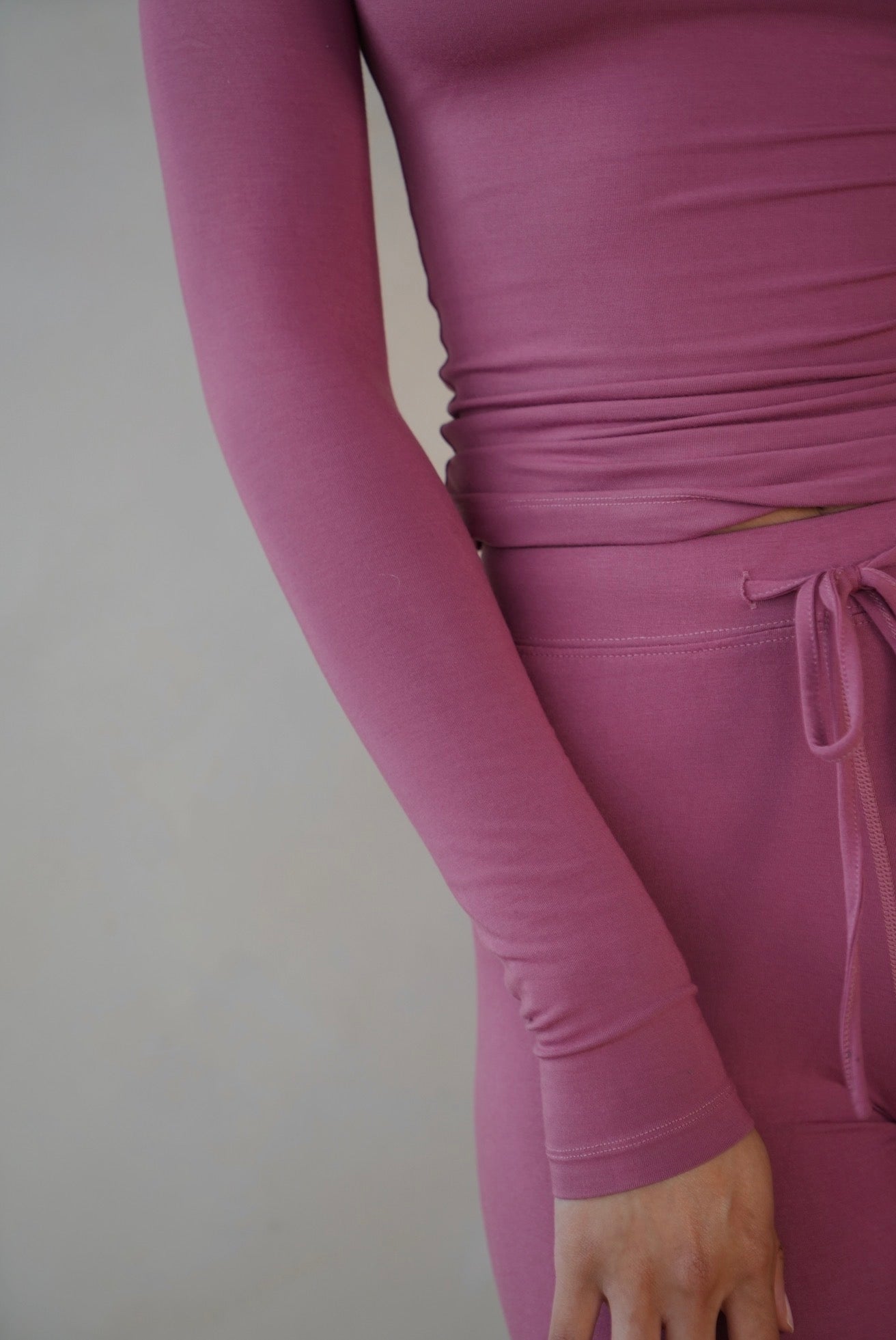 Mauve Straight Leg Lounge Set