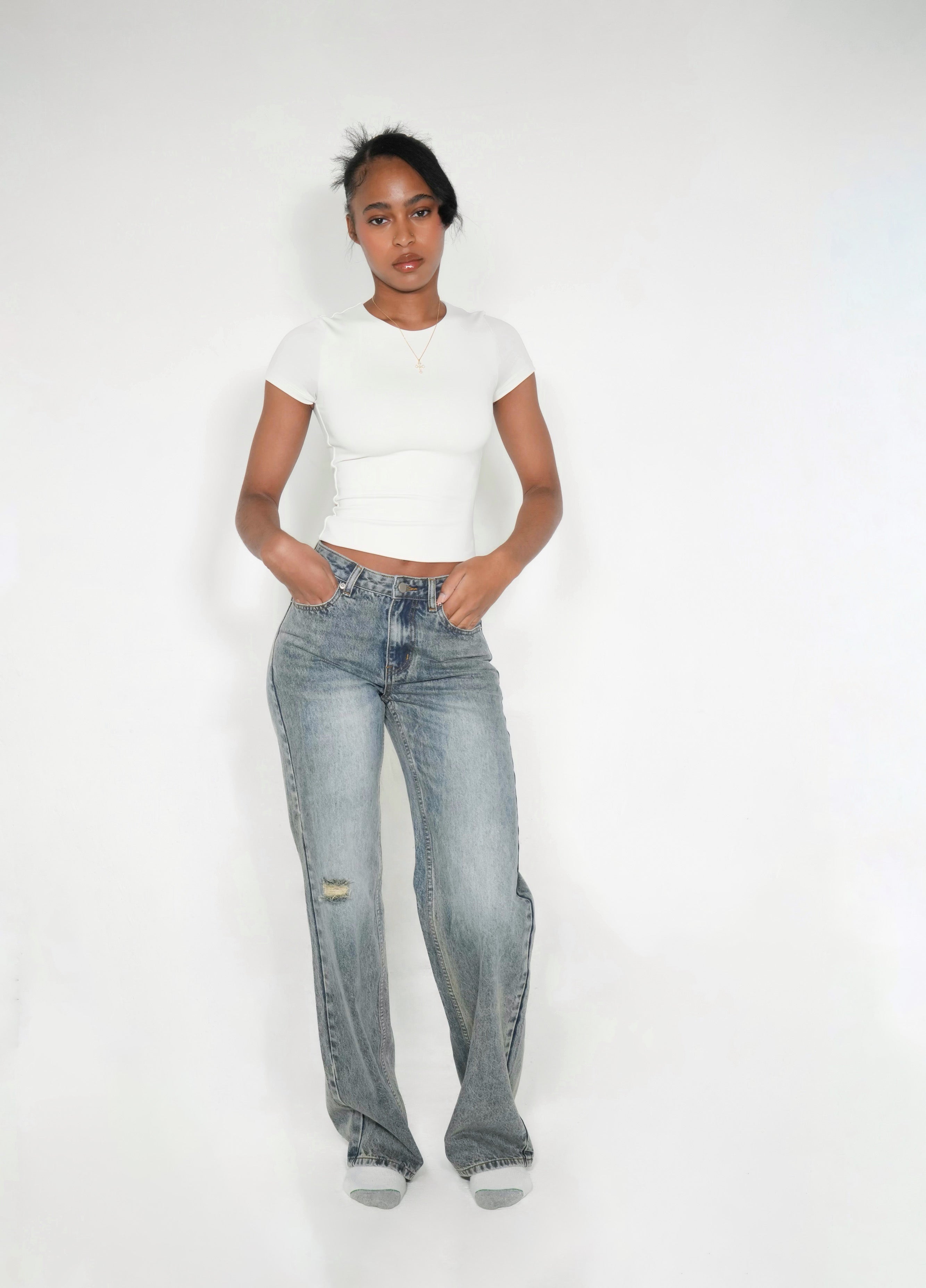Vintage Fade Wash Denim