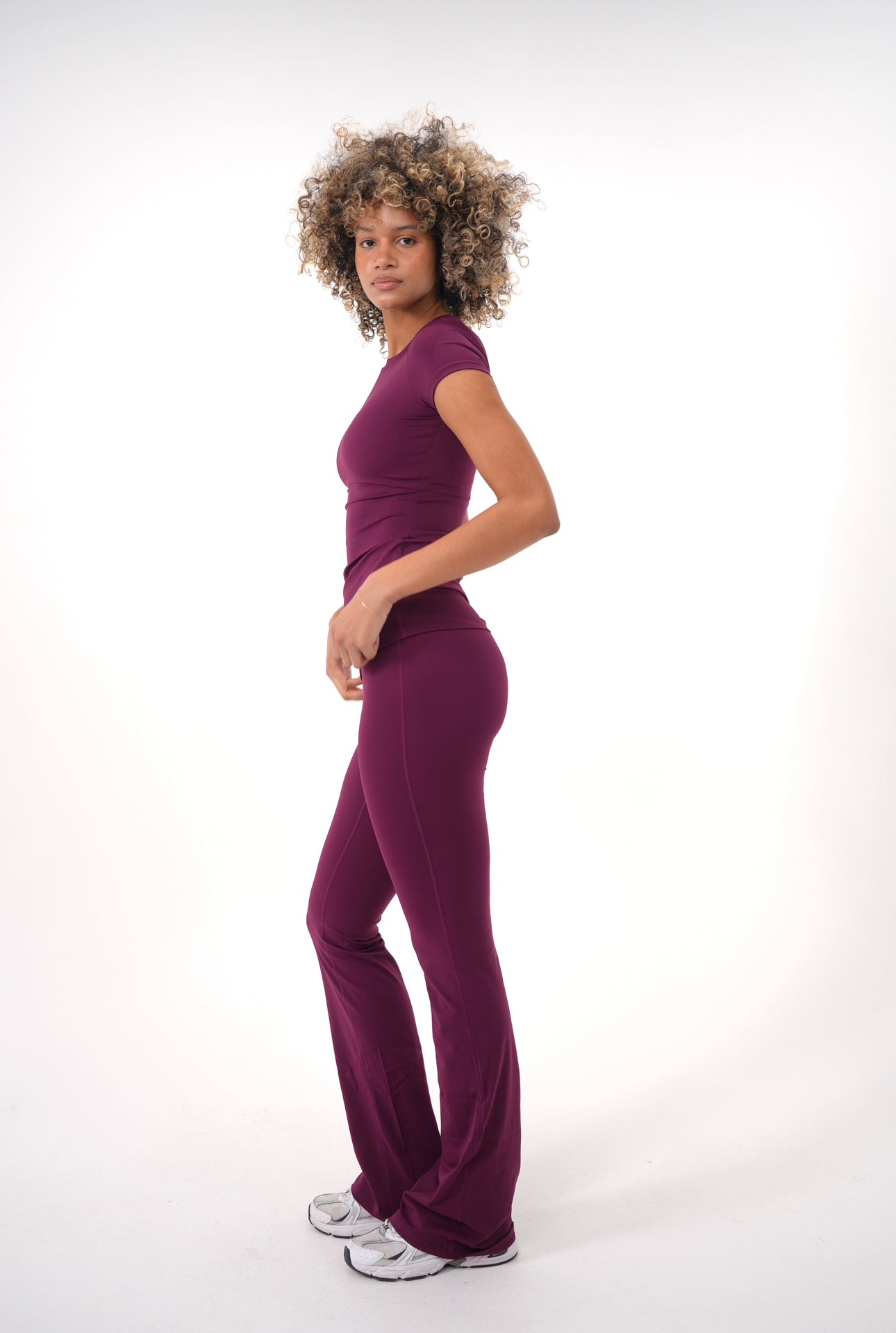 Plum Short Sleeve Set