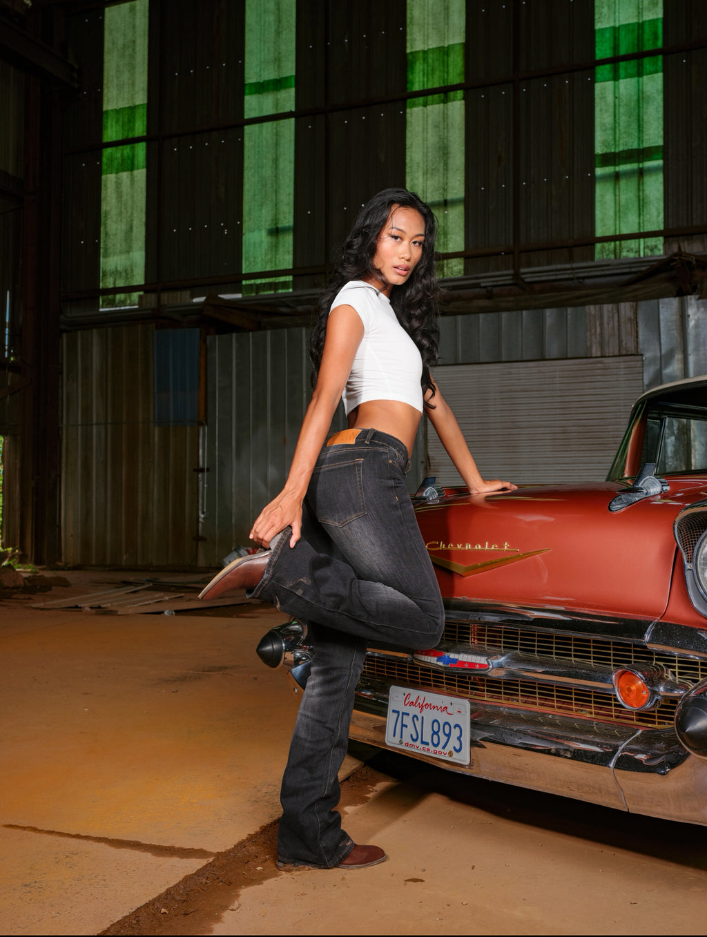 Billie Mid-Low Rise Bootcut Jean