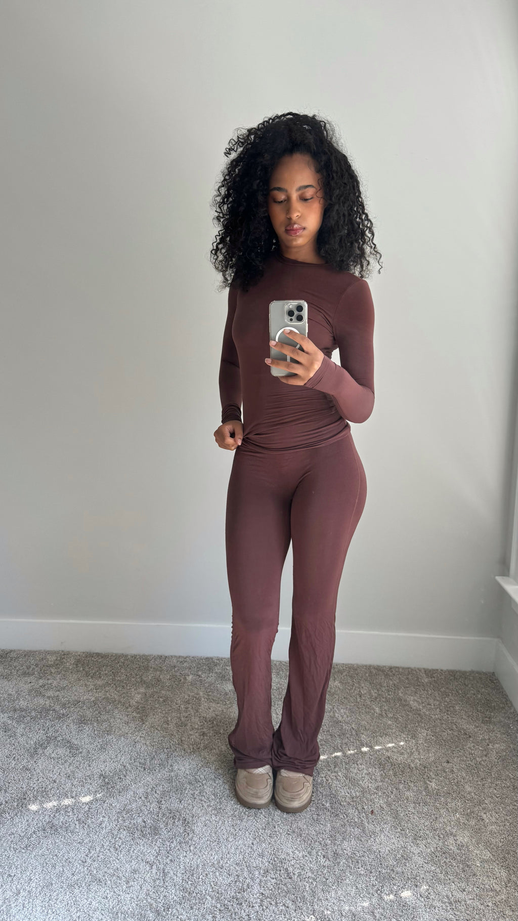 Chocolate Foldover Lounge Set