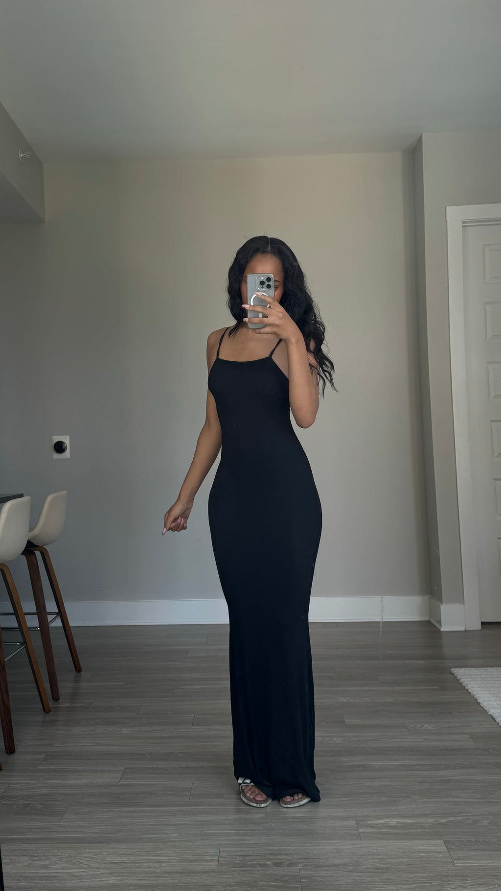 Black Slip Dress