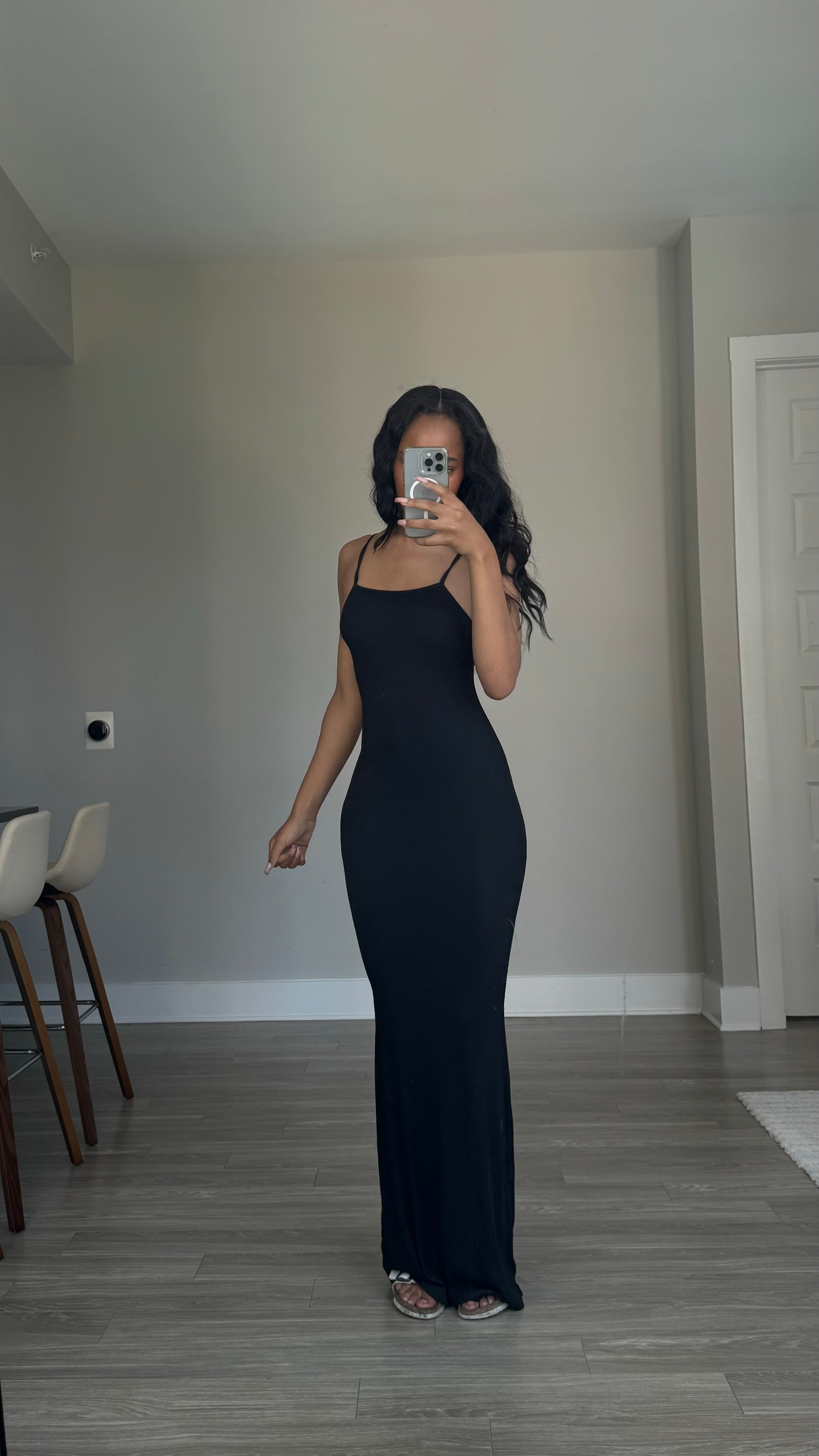Black Slip Dress