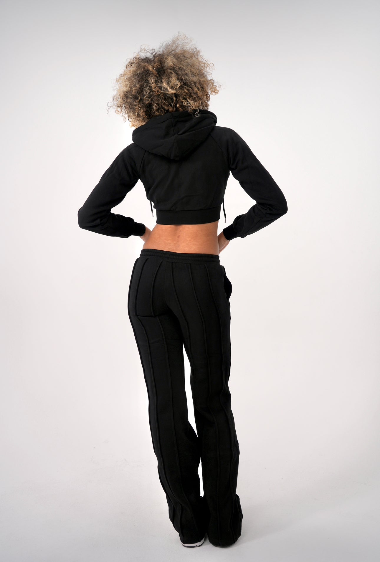 Cropped Jacket Sweat Set