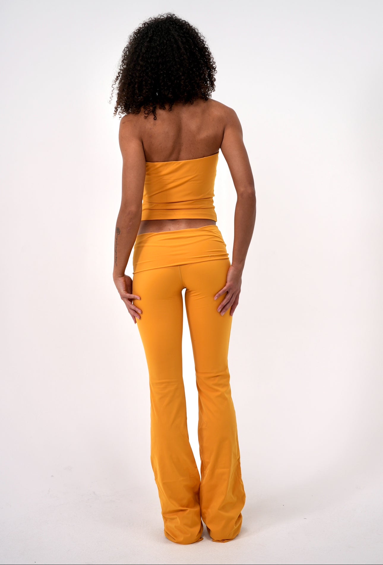 Saffron Tube Top Set