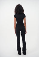 Black Short Sleeve Set