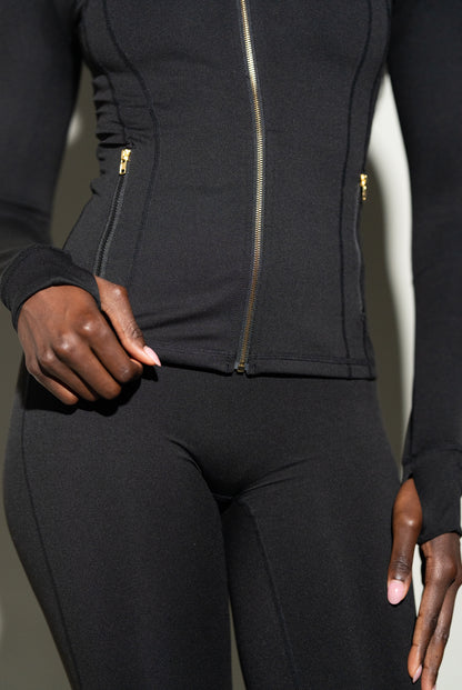 Black Zip Up