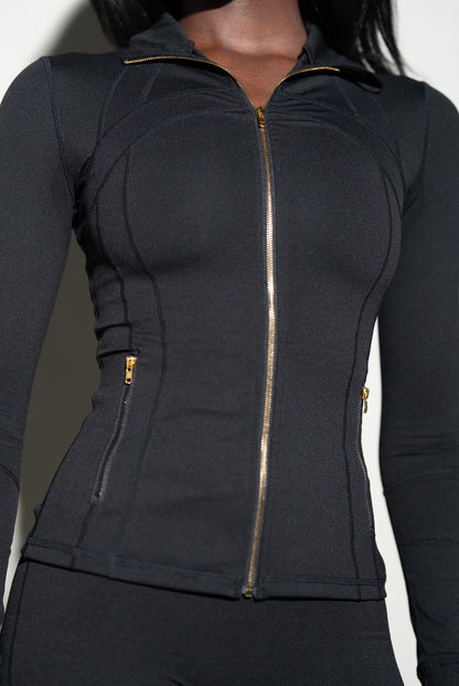 Black Zip Up