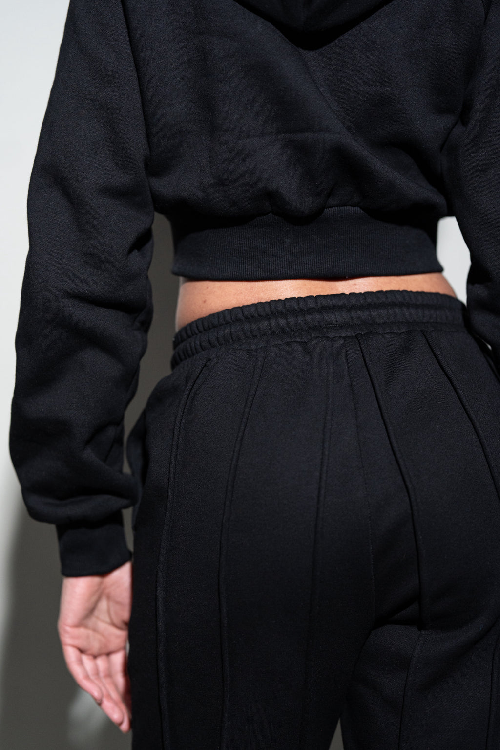 Cropped Jacket Sweat Set