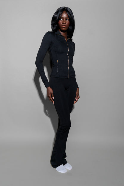 Black Zip Up